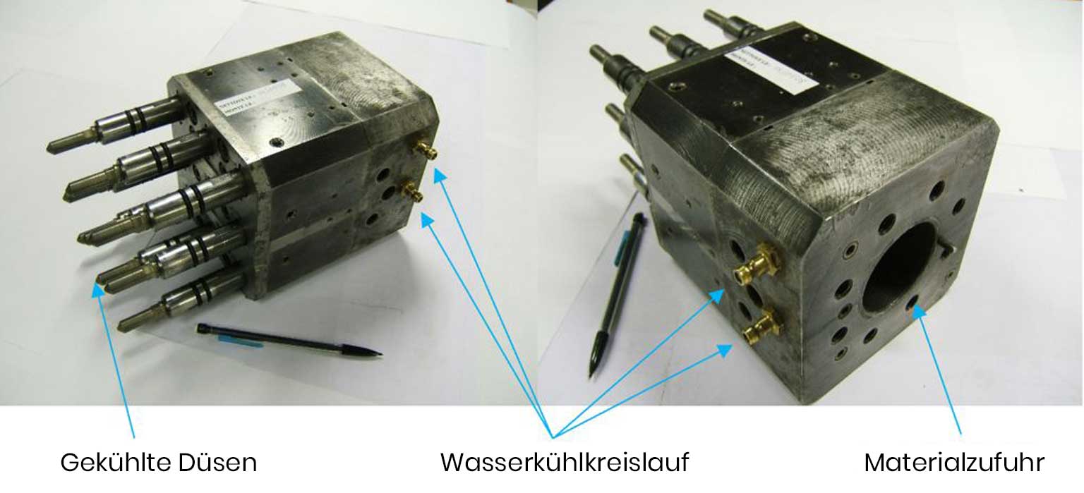 Beispiel für BCR 9-Standarddüsen von CHEVALIER